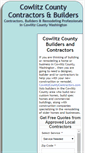 Mobile Screenshot of cowlitzcountycontractors.com